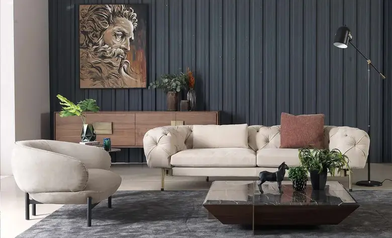 Luxury living room interior